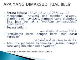 Hukum jual beli online para ulama sepakat bahwa jual beli online diperbolehkan dalam hukum islam. Hukum Hukum Jual Beli Ppt Download