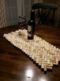 Wine Cork Table Runner Wine Cork Diy Crafts Wine Cork Art Cork Crafts Diy
