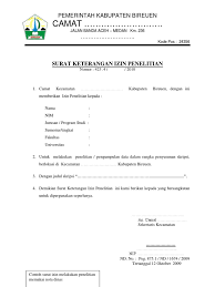 Selama dalam proses penelitian dan penyusunan skripsi ini hingga selesai peneliti banyak mendapatkan bantuan, dorongan, bimbingan dan pengarahan dari berbagai pihak. Surat Keterangan Izin Penelitian