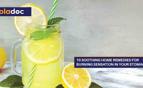 10 Soothing Home Remedies For Burning Sensation In Your Stomach Diet And Nutrition Oladoc Com