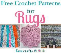 Crochet for babies and kids. 18 Free Crochet Patterns For Rugs Favecrafts Com