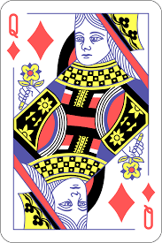 Player, because ace beats king: Datei English Pattern Queen Of Diamonds Svg Wikipedia