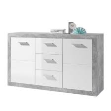 Enjoy free shipping on most stuff, even big stuff. Greystone Grey And White Gloss Large Sideboard With Drawers 2697