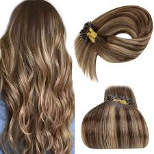 You can also use cinnamon to brighten dark brown hair. Amazon Com Laavoo U Tips Hair Extensions Real Balayage Dark Brown Ombre Ash Blonde U Tips Keratin Human Hair Hot Fusion Brown Hair Extensions U Tips Pre Bonded U Tip Extensions Natural Hair