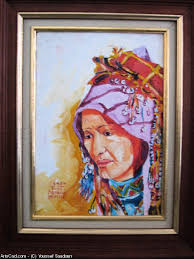 Oeuvre >> Youssef Saadoun >> femme bérberre