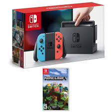 Bedrock edition is playable on windows 10 pcs, xbox one and series s/x, nintendo switch, playstation 4 and playstation 5, . Amazon Com Nintendo Switch 32 Gb Console With Neon Blue And Red Joy Con W Minecraft Switch Video Games