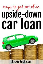 Ways To Get Out Of An Upside Down Car Loan Car Loans Student Loan Help Loan