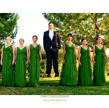 Kelly Green V Neck Sleeveless Ruched Chiffon Bridesmaid Gown With Belt Green Bridesmaid Dresses Olive Green Bridesmaid Dresses Bridesmaid