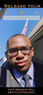 SGA Vice President Candidates💙 Endasia Johnson 🎉 & Desmond Hill 🎉  #SCSGA21 #StillmanLeaders
