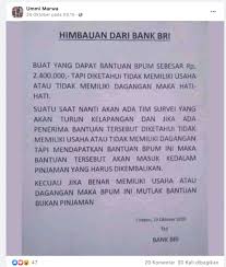 Selanjutnya, silahkan buka aplikasi browser dan akses link ini Cek Fakta Beredar Selembaran Berisi Imbauan Bri Untuk Penerima Bpum Hoaks