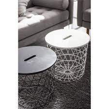 Expedited shipping · modern luxury · functional comfort Round Metal Coffee Table Thimble Modern Storage Table