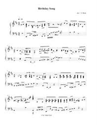 Das bekannte lied mit virtuoser vierhändiger klavierbegleitung | piano: Heute Ist Geburtstag Darum Singen Wir Von Folklore Noten Auf Musicaneo