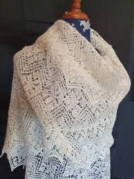 Magnificently sprawling square lace shawl. Shetland Lace Knitting