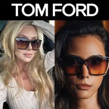 $570 Authentic Tom Ford Women Elle-02 TF936 01B Black Square Sunglasses