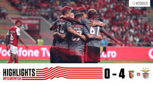 Highlights Sc Braga 0 4 Sl Benfica Youtube