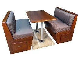 Bradd And Hall Wood Dinette Booth Dinette Furniture Dinette Cabin Furniture