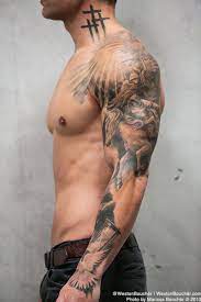Guys Are Really Into Nautical Tattoos Right Now Tattoo Sleeve Designs Angel Sleeve Tattoo Best Sleeve Tattoos
