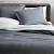 Grey Blue Bedding