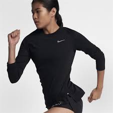 Camiseta Dry Fit Nike Manga Longa Camiseta Manga Longa W Nk Tailwind Top L Nike Nike Dri Fit Mangas Compridas