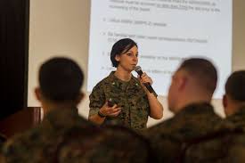 Maj. Christina Upton, a representative with Manpower - PICRYL ...