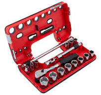 CRAFTSMAN V-Series 3/8-in Drive Metric Shallow Socket Set 18 -Pieces
