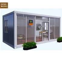 Flatpack Luxury Fabricated Living Cabin Container Hotel Room