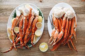 Crab eggs are also known as roe or coral, and the. King Crab Legs Vs Snow Crab Legs Fresh Dish Post From Price Chopper