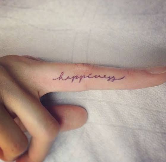 31 Cool Inner Finger Tattoos to Inspire You