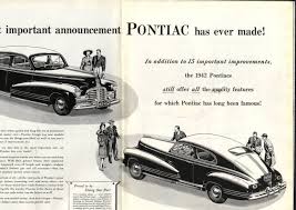1941 Ad For 42 Pontiac Sedan Coupe New Models Vintage Magazine Print Car Ad Ebay Car Ads Vintage Magazine Pontiac