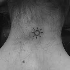 55 Totally Inspiring Ideas For Sun Tattoo Design Back Of Neck Tattoo Sun Tattoo Sun Tattoo Design