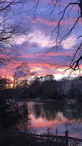 The color of the sky is a result of diffuse sky radiation. Clouds Reflected In The Water Background With Copy Space Sunset Nature Sky Clouds Reflection Water Lake Trees Pink Purple Peaceful Natural Background Wallpaper Desktop Background Screensaver Mylove4art Photos The Sky Purple
