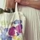 Hammered Flowers Tote Bag
