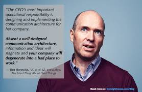 People Leave Managers Not Companies Ben Horowitz Knows How Crucial Leadership Articles Wellness Design Public Relations