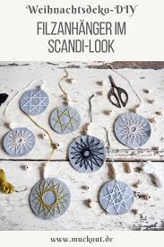 Diy Weihnachts Anhänger Aus Filz Im Scandi Look Selbermachen