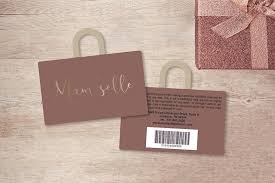 Make a second mark 5cm in from the top right corner. Custom Shaped Gift Cards Plastic Printers Inc