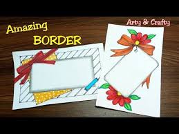 Border Design On Paper Easy Border Design For Project Front Page Decoration By Arty Crafty Youtub Page Decoration Colorful Borders Design Border Design Free for commercial use no attribution required high quality images. pinterest