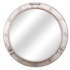 ··· brass nautical porthole mirror polished round/porthole mirror. Nelson 72cm Round Nickel Nautical Mirror Oneworld Collection