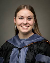 Your New Doctors: The Class of 2025! Dr. Savannah Lambert from Portland,  Oregon. Post-graduation plans: “Working as an associate small animal  veterinarian in a clinic in Portland, Oregon.” A favorite memory from