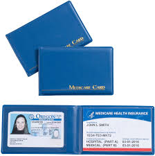 How to get social security card without id. Amazon Com 3 Pack Medicare Card Id Holder Medicare Card Protector With 2 Clear Card Sleeves Social Security Card Driver License Health Insurance Bright Blue Card Sleeve 3 8 X 2 5 Inches Office Products