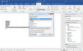 Ms Word 2016 Spell Check Does Not Seem To Be Working Microsoft Community
