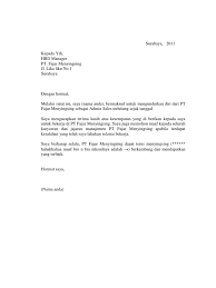 Microsoft Word Surat Pengunduran Diri