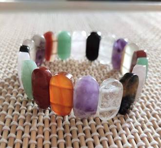 7 Chakra Stone Bracelet - Diamond Cut – Kalyanastrogems