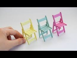 Minyatur Sandalye Yapimi Kendin Yap Barbie Esyalari Yapimi Youtube Minyaturler Barbie Furniture Barbie