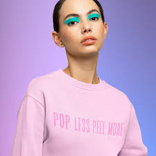 Pop Less Peel More Crewneck Sweatshirt, Chemical Peel, Trendy Gift for an  Esthetician, Comfy Skincare Shirt for Women and Aestheticians