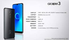 Precio y disponibilidad del alcatel 3x. Alcatel 3 2019 Caracteristicas Precio Y Donde Comprar Moviles Info