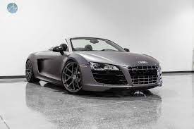 Modulare Wheels Matte Grey Audi R8 V10 Spyder 20 Modulare B18 Tinted Brushed Audi R8 Audi Audi R8 V10