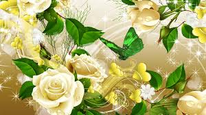 ❤ get the best full hd flowers wallpapers on wallpaperset. Rosa Bild Hd 3d Yellow Rose Wallpaper