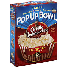 Shop for orville redenbacher's ultimate butter pop up bowl popcorn (6 ct / 2.9 oz) at metro market. Orville Redenbachers Popping Corn Gourmet Ultimate Butter Pop Up Bowl Bags Unpopped Kessler S Grocery