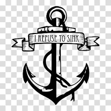 anchor anchor, i refuse to sink, wall