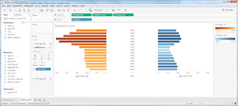 How To Adjust Center Axis Width In A Butterfly Chart In